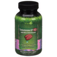 Irwin Naturals Testosterone UP Red, Liquid Soft-Gels, 60 Each