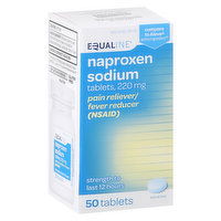 Equaline Naproxen Sodium, 220 mg, Tablets, 50 Each