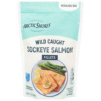 Arctic Shores Sockeye Salmon, Wild Caught, Fillets, 12 Ounce