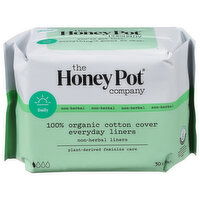 The Honey Pot Company Pantiliners, Non-Herbal, Liner Absorbency, 30 Each