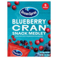 Ocean Spray Snack Medley, Blueberry Cran, 5 Each