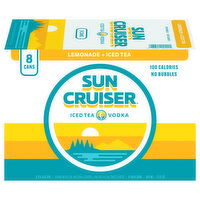 Sun Cruiser Lemonade + Iced Tea Iced Tea Vodka, 8 Each