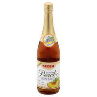 Kedem 100% Juice, Sparkling, Peach Grape Juice, 25.4 Ounce