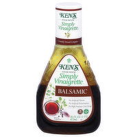 Ken's Steak House Simply Vinaigrette Dressing, Balsamic, 16 Ounce