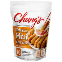 Chung's Egg Rolls, Chicken, Mini, 16 Each