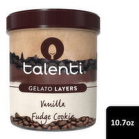 Talenti Gelato Layers Vanilla Fudge Cookie, 10.7 Ounce