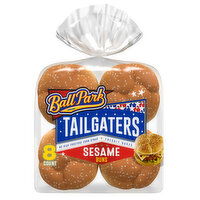 Ball Park Sesame White Buns, 8 count, 21 oz, 8 Each