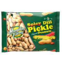 Hampton Farms Spicy Dill Pickle Flavored Peanuts, 18 Ounce