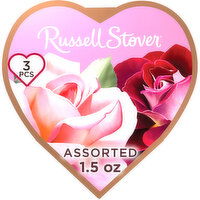 Russell Stover valentine's day Photo Heart Assorted Milk & Dark Chocolate Gift Box, 1.5 Ounce