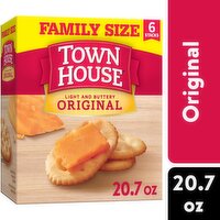 Town House Oven Baked Crackers, Original, Family Size, 20.7 Ounce