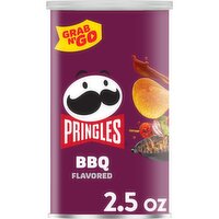 Pringles Potato Crisps Chips, BBQ, Grab N' Go Snack Pack, 2.5 Ounce