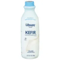 Lifeway Kefir, Plain Unsweetened, 32 Fluid ounce