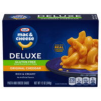 Kraft Gluten Free Rich & Creamy Deluxe Original Cheddar Mac & Cheese, 12 Ounce