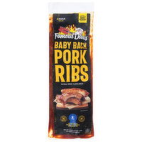 Famous Dave's Pork Ribs, Honey Hickory, Baby Back, Mild, 40 Ounce