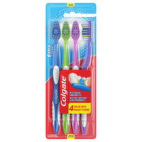 Colgate Extra Clean Adult Manual Full Head Toothbrush, 4 Each