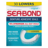 Sea Bond Denture Adhesive Seals, Lowers, Original, 30 Each