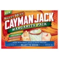 Cayman Jack Malt Beverage, Premium, Sweet Heat, Margarita Pack, 12 Each