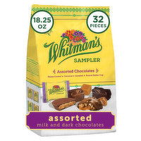 Whitman's Assorted Milk & Dark Chocolates, 18.25 Ounce