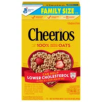 Cheerios Cereal, Toasted Whole Grain Oat, Family Size, 18 Ounce