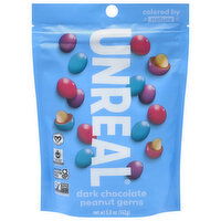 Unreal Peanut Gems, Dark Chocolate, 5 Ounce