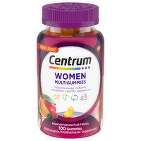 Centrum Multigummies, Women, Assorted Natural Fruit Flavors, 100 Each