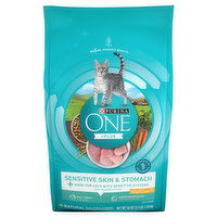 One +Plus Cat Food, Sensitive Skin & Stomach, Real Turkey, Adult, 56 Each