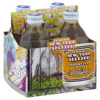 Original New York Seltzer Soda, Vanilla Cream, 4 Each