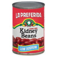 La Preferida Kidney Beans, Light Red, Low Sodium, 15 Ounce