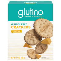 Glutino Crackers, Gluten Free, Cheddar, 4.4 Ounce