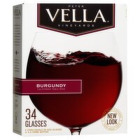 Peter Vella Burgundy Red Wine 5L Box, 5 Litre