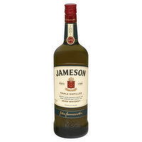 Jameson Whiskey, Irish, Triple Distilled, 1 Litre