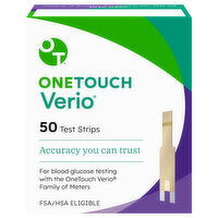 OneTouch Verio Test Strips, 50 Each