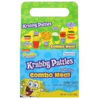 Krabby Patties SpongeBob SquarePants Krusty Krab Combo Meal Gummy Candy, 4.4 Ounce