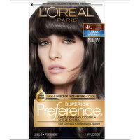 L'Oreal Paris Cools Anti-Brass 4C Cool Dark Brown Hair Color, 1 Each