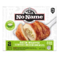 No Name Bacon Wrapped Stuffed Chicken Breast, 12 Ounce