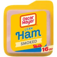 Oscar Mayer Lean Smoked Ham Sliced Lunch Meat, 16 Ounce