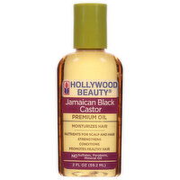 Hollywood Beauty Oil, Premium, Jamaican Black Castor, 2 Fluid ounce