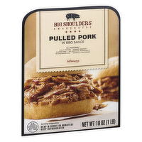 Big Shoulders Smokehouse Pulled Pork, In BBQ Sauce, Gluten Free, 16 Ounce