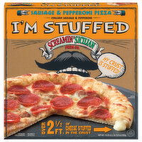 Screamin' Sicilian Pizza Co. Pizza, I'm Stuffed, Sausage & Pepperoni, 23.25 Ounce