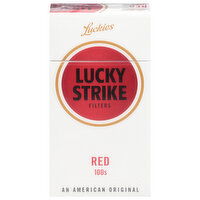 Lucky Strike Cigarettes, Red 100s, Filters, 20 Each