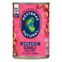 Westbrae Natural Chili Beans, Organic, 15 Ounce