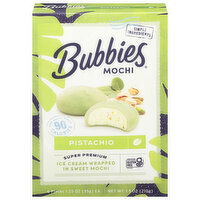 Bubbies Mochi, Pistachio, 6 Each