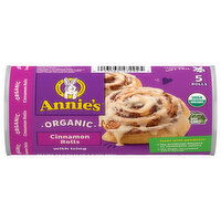 Annie's Cinnamon Rolls, with Icing, Organic, 5 Each