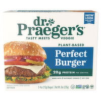 Dr. Praeger's Burger, Perfect, 2 Each