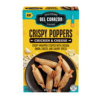 Del Corazón Crispy Poppers - Chicken & Cheese, 7 Ounce