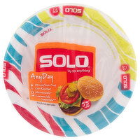 Solo Paper Plates, AnyDay, 10 Inch, 55 Each