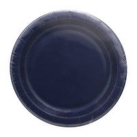 Sensations Performa Plates, Navy Blue, 6-7/8 Inch, 10 Each