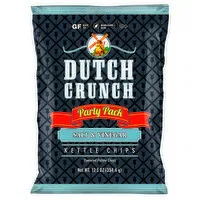 Old Dutch Foods Kettle Chips, Salt & Vinegar, Party Pack, 12.5 Ounce