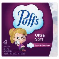 Puffs Ultra Soft Ultra Soft Facial Tissues, 48 Each