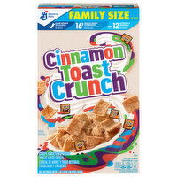 Cinnamon Toast Crunch Cereal, TXT, Family Size, 18.8 Ounce